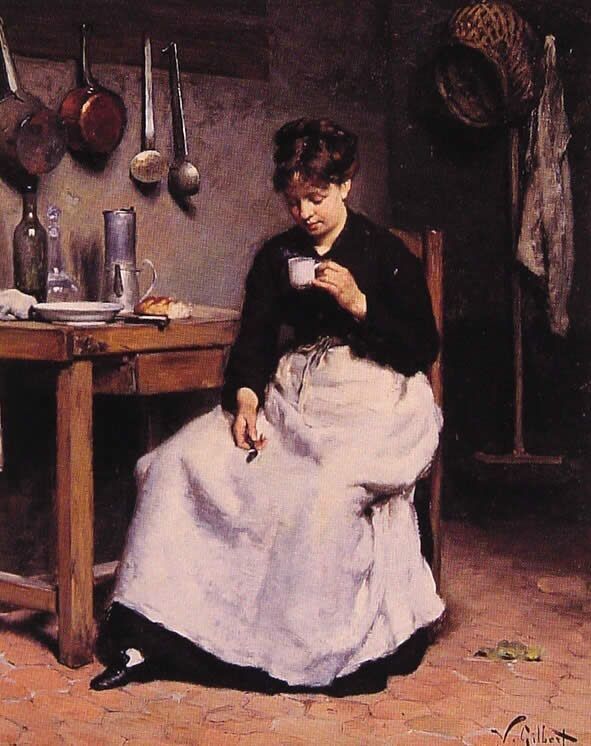 Victor Gabriel Gilbert A Cup of Coffee